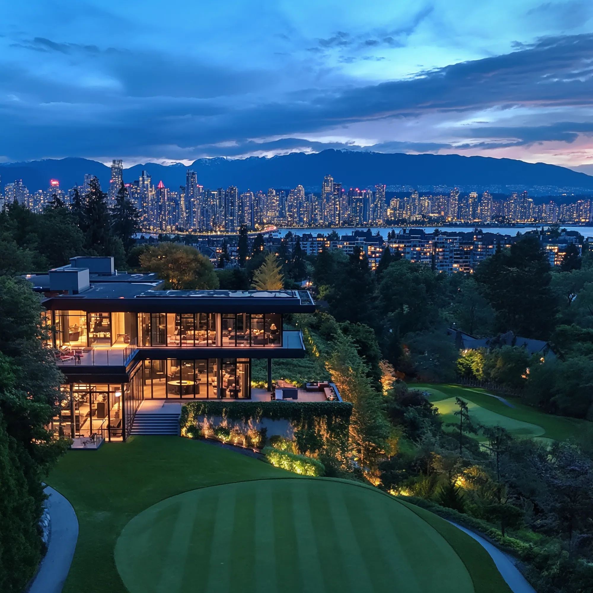 AI-generated view from clubhouse